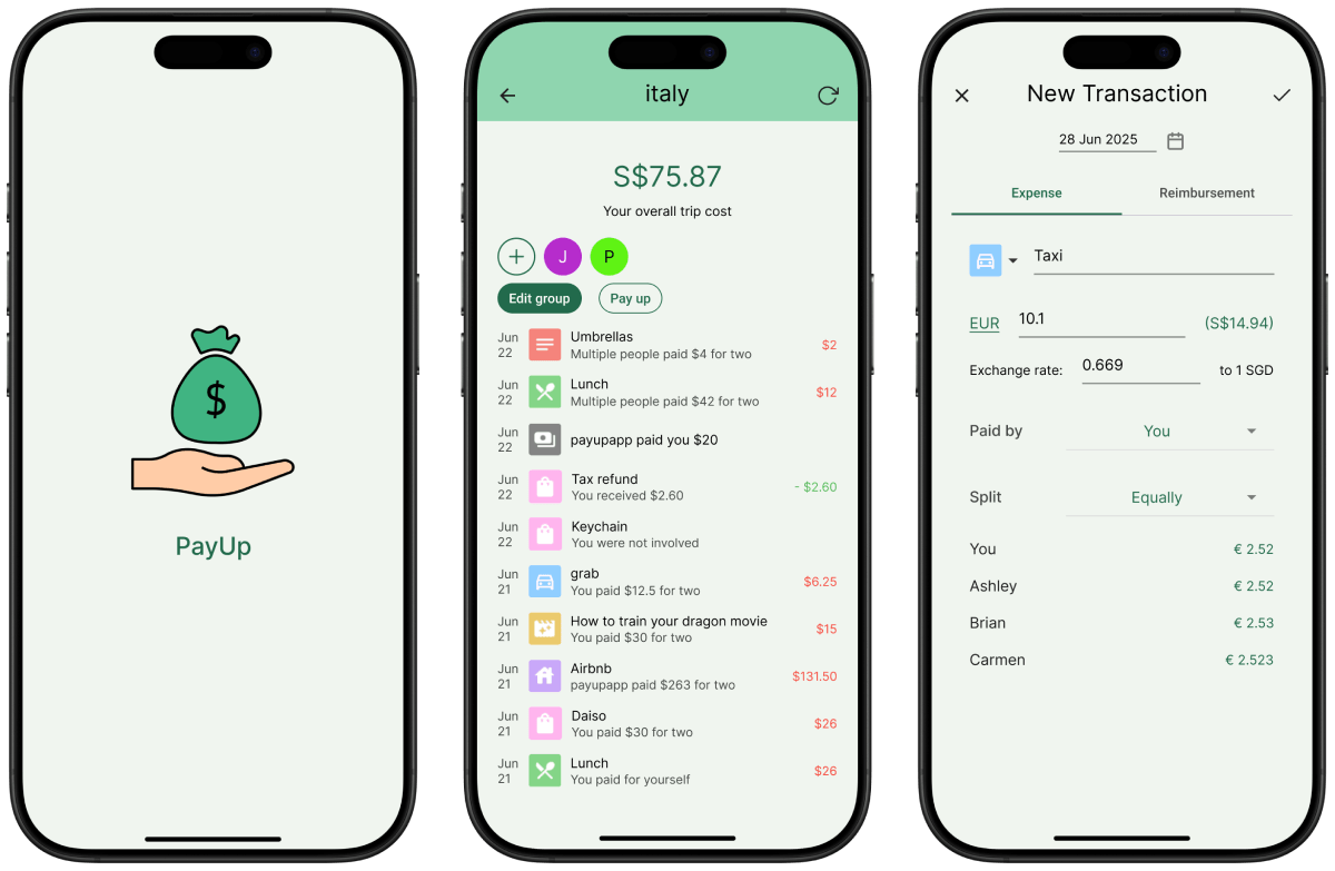 Bill Splitting Feature UI